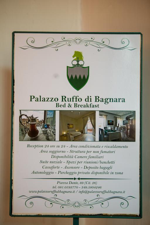 B&B Palazzo Ruffo Di Bagnara Naples Extérieur photo